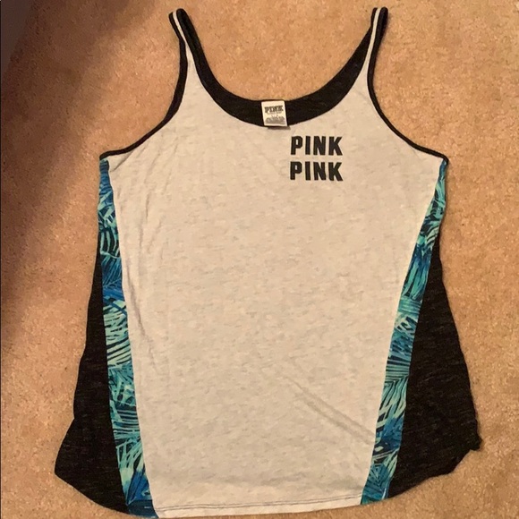 PINK Victoria's Secret Tops - VS Pink Tank Size Large-Looks great under hoodie!!